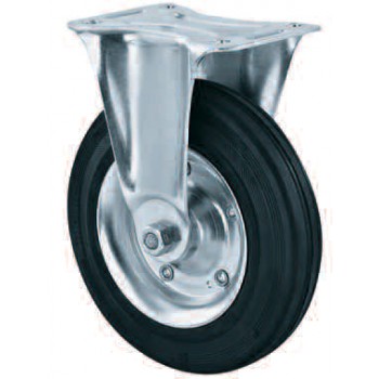 Roda Rhombus Karet Hitam Mati