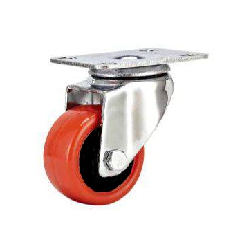Roda PU 2" Plat Hidup Vintech