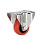 Roda PU 2" Plat Mati Vintech