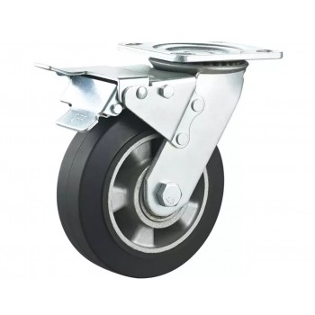 Roda Karet Alumunium Cor Heavy Duty Vintech Germany Rem