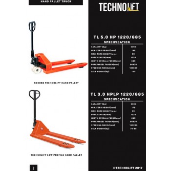 Hand Pallet Techno Lift 5 Ton