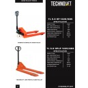 hand pallet techno lift 3 ton low profile