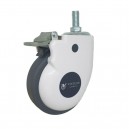 Roda Hospital Dop Single Wheel 5 inch Drat Rem