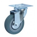 Roda Karet Abu Abu RRT Hidup / Polos Plat