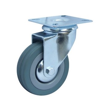 Roda Karet Abu Abu RRT Hidup / Polos Plat